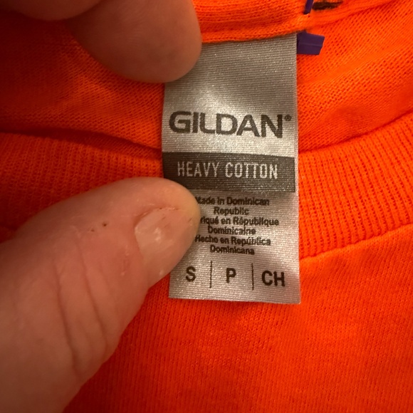 Gildan Cane Records Graphic Tee Orange Regular - Picture 5 of 9